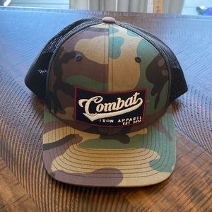 Combat Iron Apparel SnapBack camo hat
